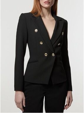 White House Black Market Studio Blazer Double Breasted Blazer